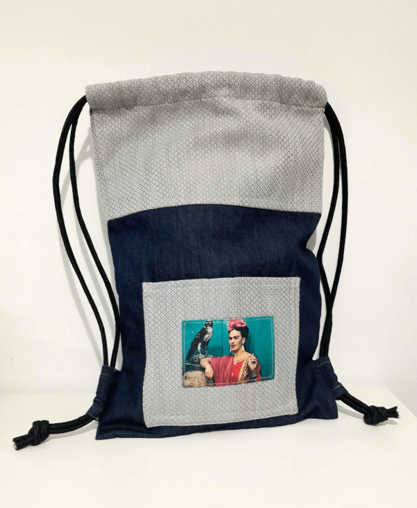 ⁦תיק גב Backpack מדגם 'פרידה קאלו' mystic | משלוח חינם בישראל⁩ – תמונה ⁦3⁩