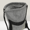 unisex_backpack_black_denim_and__grey_stripes_padding_cloth_1-removebg-preview